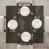 Square Dining Table for 4 People, 31.5inch Kitchen Wood Table Small Dinner Table