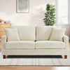 Modern 2/3 Seater Corduroy Sofa Bed with 2 Bolster Home Room Recliner Couch Sofa