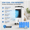 10L PORTABLE AIR COOLER FAN HUMIDIFIER 65W BEDROOM OFFICE COOLING UNIT