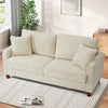 Modern 2/3 Seater Corduroy Sofa Bed with 2 Bolster Home Room Recliner Couch Sofa