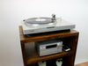 Handmade Solid Wood Record Player Stand: Vinyl Storage Cabinet, Hifi Rack