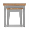 Nest of 2 Tables Set of Sofa Coffee Side Tables Wooden Lamp Stand Florence Furni
