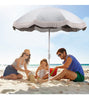 180 cm Portable Sunshade Umbrella Outdoor Fringe Patio Umbrella w/ Bag White