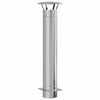 Chimney Extension Silver 35 x 35 x 132 cm Stainless steel