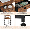 Bedside Table Cabinet with 3 Drawer Nightstand Bedroom Storage Chest of Drawer