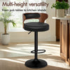 ALFORDSON 2x Bar Stool Swivel Wooden Backrest Gas Lift Dining Kitchen Pub Chair