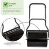 Lawn Roller Garden Grass Roller Heavy Duty Steel Water Fill Drum Push Handle 72L