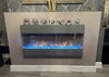 2025 Panoramic 3 Sided Electric LED Media Wall Fire - Grey Mantel Style 42 50 60