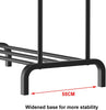 Heavy Duty Metal Double Rail Clothes Garment Hanging Rack Shelf Display Stand Yn