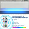 TV Stand Modern High Gloss Doors Entertainment Unit Cabinet With RGB LED Li