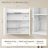 Wall Mounted LED Bathroom Mirror Cabinet with Shaver Socket Storage Cupboard