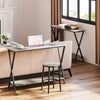 Slim Console Table with 2 Shelves,Narrow Entryway Table for Living Room, Hallway