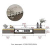 Floating TV Unit Wall Mounted TV Cabinet Floating Shelves with 3