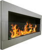 Bio Ethanol Fireplace Biofire Fire Wall Modern Stylish 1200 x 400 GLASS 5