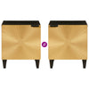 Bedside Cabinet Solid Acacia wood Table Nightstand Bedroom Furniture