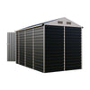 3-10FT Galvanised Garden Storage Shed Outdoor Apex /Pent Roof Log Tool House Box