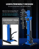 OMT Hydraulic Strut Coil Spring Compressor with 4 Spring Clasps 8 Height Levels