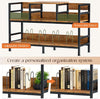 Record Player Stand, Vinyl Record Player Storage Cabinet Up to 350 Albums, Turn