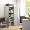Office Cupboard Metal Storage Cabinet with Adjustable Shelves for Home Office