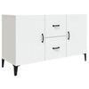 Modern Wooden Sideboard Storage Cabinet Unit With 2 Doors & 2 Drawers Wood Units