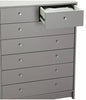 Seville 5 Drawer Chest - Grey Oak Effect