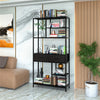 Large Industrial Bookcase Shelf Book Shelving Unit Display Stand Rack Storage