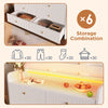 6-Drawer Sideboard Storage Chest of Drawers for Living Room Bedroom Dining Room