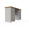 Computer Desk Home Office Laptop Study Writing Table Workstation Furniture Grey