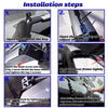 2x For Hyundai i10 i20 2008-2024 Top Roof Rack Cross Bars Luggage Carrier Loader