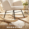 Nursing Rocking Chair Nursery Glider Rocker Armchair for Living Room Refurbished