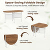Farmhouse Writing Table 150 CM Folding Dining Table for 6-8 People