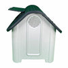 Plastic Dog Kennel HugglePets Weatherproof Pet House In & Outdoor Animal Shelter