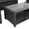Garden Furniture Set Cambridge Rattan Corner Sofa Table Cushions Grey UK Stock