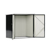 3 5 Bikes Parking Garden Storage Sheds Outdoor Metal Pent Roof with Bike Lanes A