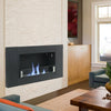 Bio Ethanol Fireplace Recessed Wall Mounted Stainless Steel Glass Biofire Heater