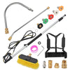 6M Telescoping Pressure Washer Wand Extension Telescopic Gutter Cleaner 4000PSI