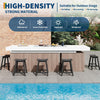 Outdoor Bar Stool 1&2 Pcs Set Heavy-duty HDPE Terrace Countertop High Chair