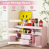 Wooden Children Bookshelf Storage Chest w/ Open Shelf