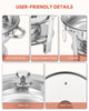 WILPREP 5QT/4.5L Chafing Dish Buffet 2 pack Stainless Steel Food Warmers Party