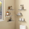 Mirrored Diamond Crush Floating Wall Shelf Crystal Modern 38x15cm Sparkly Bling