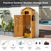 Outdoor Storage Shed Garden Tool Utility Cabinet Waterproof Asphalt Roof