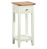 Small Console Table, Off White Painted Telephone Table with Drawer, Plant Stand