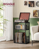 VASAGLE Record Player Stand, 3-Tier Side Table, Vinyl Record Storage up to 10...