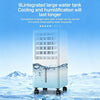 3-in-1 Evaporative Air Cooler with Remote, 6L Portable Air Cooler with 4 Ice Pac