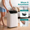 Portable Air Conditioner 12000BTU Dual Hose Quiet WiFi Heat Inverter A++