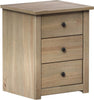 5 Drawer Chest of Drawers Narrow Solid Pine Wood Waxed Storage Bedroom Furniture