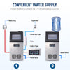 72kg/24H Commercial Ice Maker 255W Ice Cube Machine for Restaurant Bar Cafe Club