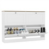 Vida Designs 4 Drawer Shoe Cabinet Hallway Storage Space Unit Shelf