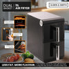 Vertical Air Fryer Dual Stack 11L Digital Dual Cook Functions Twin Baskets 5.5L