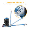 Pneumatic Triple Air Bag Jack Folding Handle 3 Ton 6600 lbs 40cm Car Lift Height